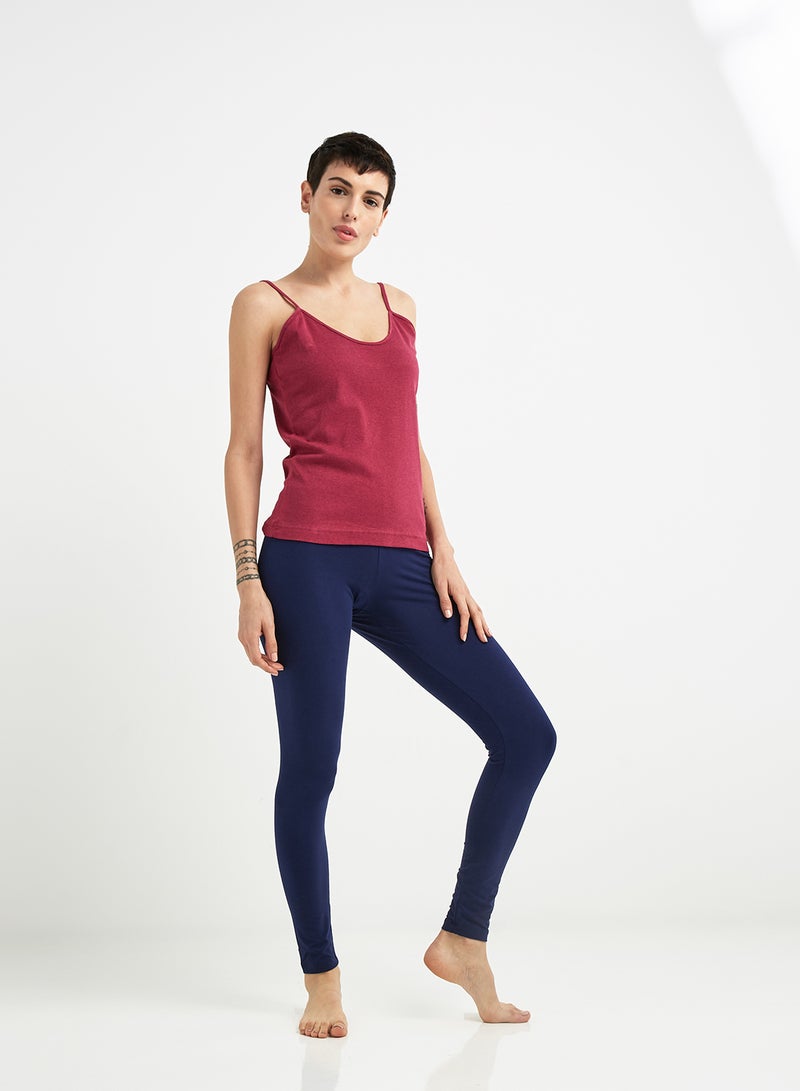 JOCKEY - Casual Cotton Leggings Imperial Blue - Image 1