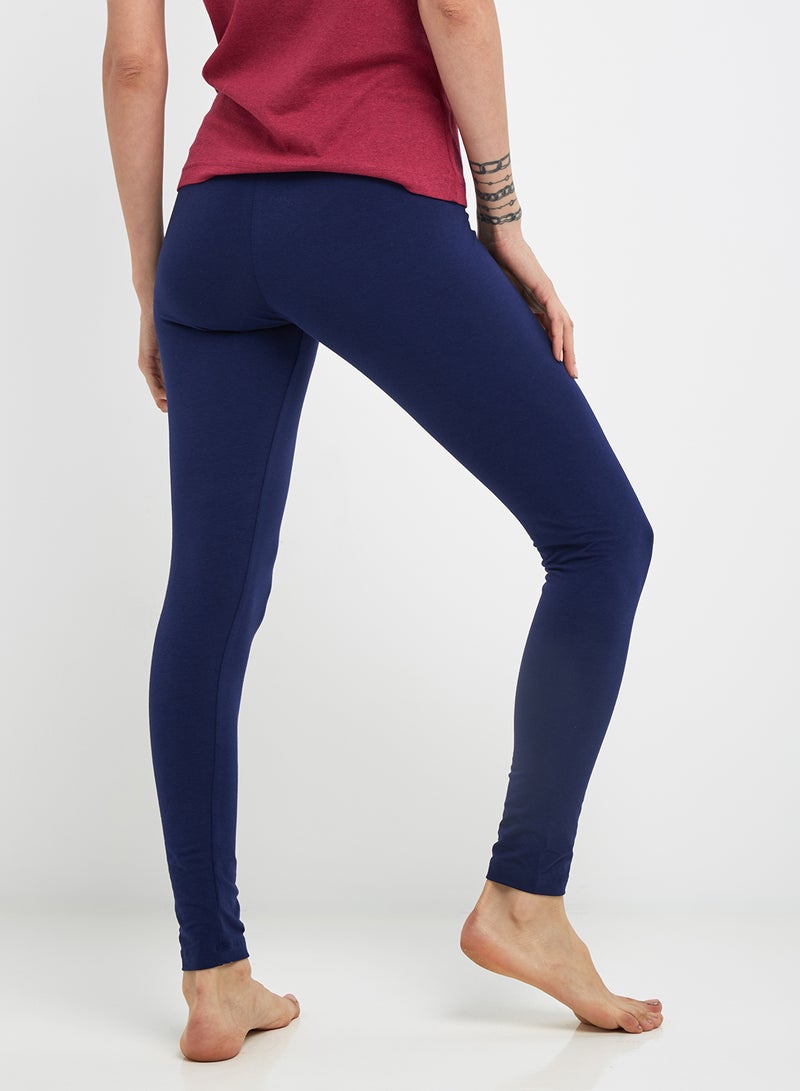 JOCKEY - Casual Cotton Leggings Imperial Blue - Image 1
