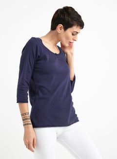 JOCKEY Casual Lounge Top Classic Navy  - Image 1