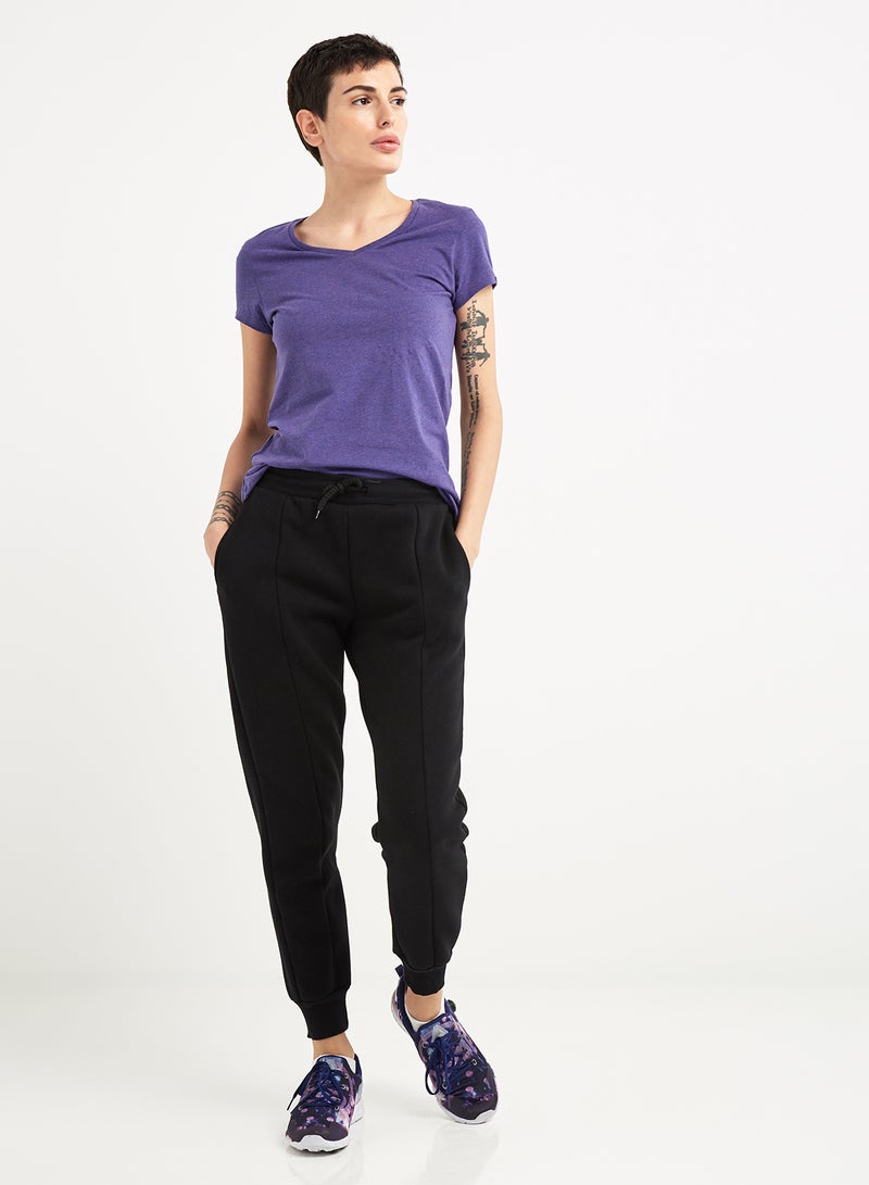 JOCKEY Casual V-Neck Tee Charcoal Mélange  - Image 3