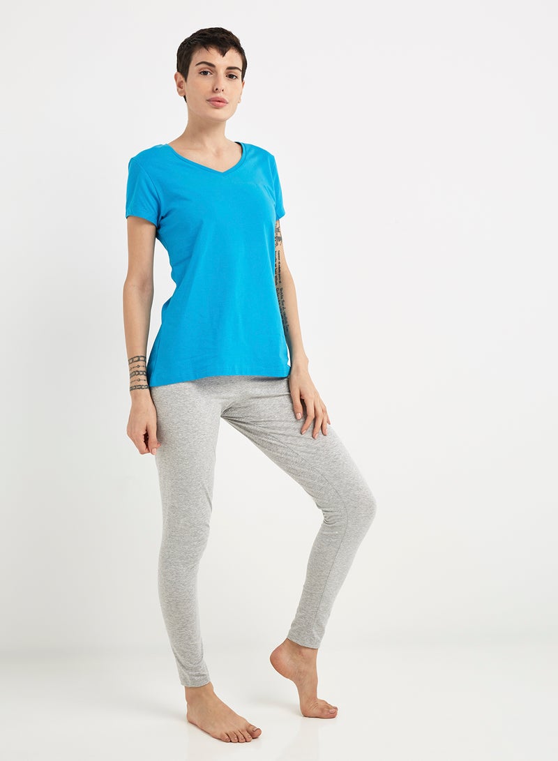JOCKEY - Casual V-Neck Tee Hawaii Ocean - Image 1