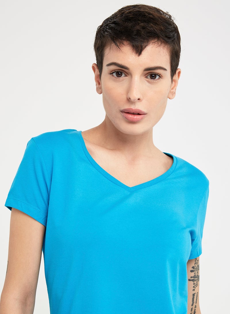JOCKEY - Casual V-Neck Tee Hawaii Ocean - Image 1