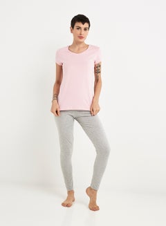 JOCKEY Casual V-Neck Tee Princess Pink  - Image 3