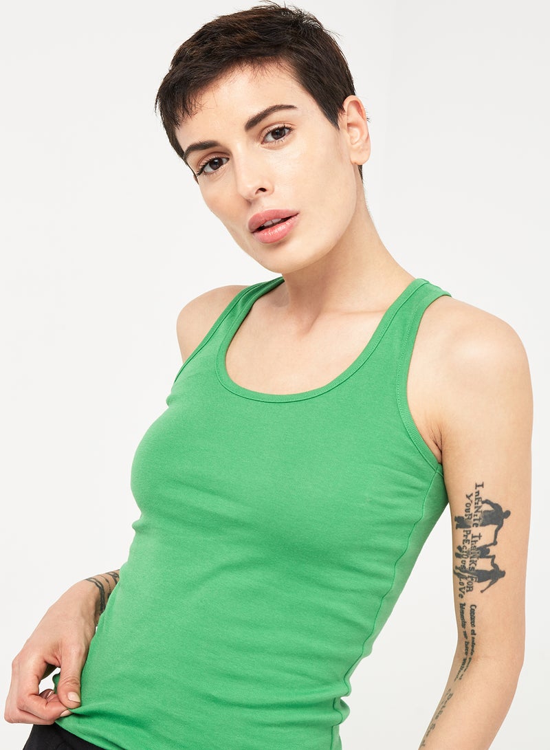 JOCKEY Racerback Tank Top Light Green  - Image 4