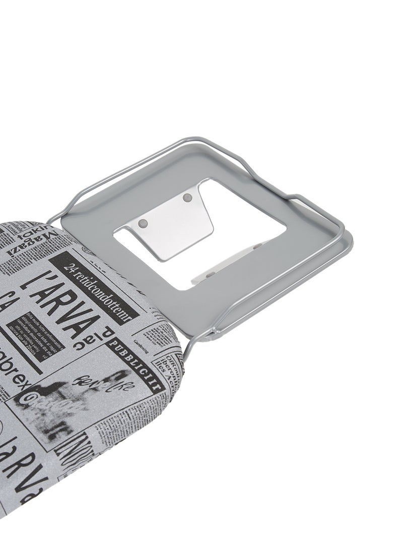 MORAL Ironing Board Grey/White 48X15inch - Image 2