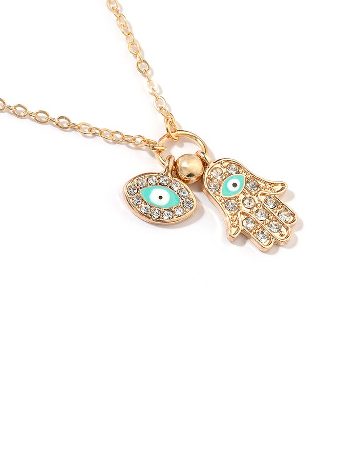 Sharpdo Evil Eye Pendant Necklace - Image 3