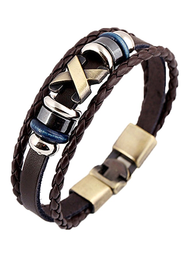 Sharpdo Vintage Cuff Leather Bracelet  - Image 1