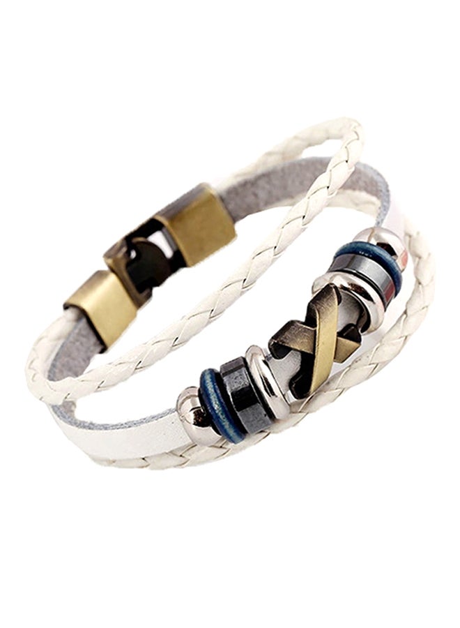 Sharpdo Vintage Cuff Leather Bracelet