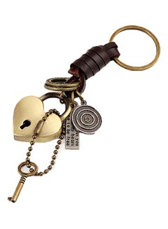 Sharpdo Vintage Keychain Gold/Brown/Silver 