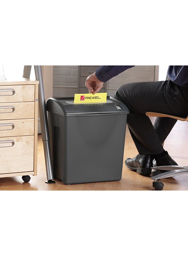 Rexel Portable Paper Shredder Cutter Black - Image 2