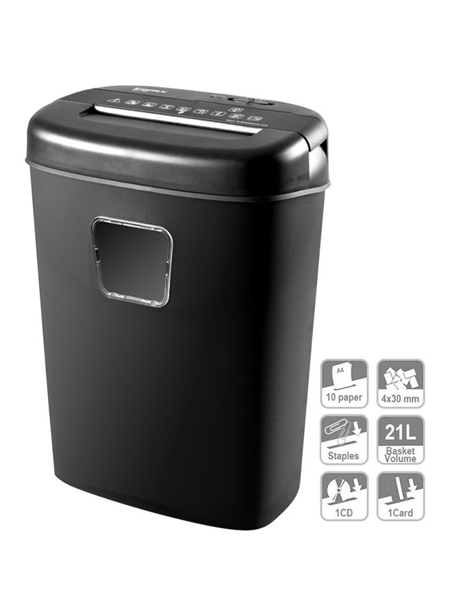 COMIX Portable Paper Shredder Cutter Black  - Image 2