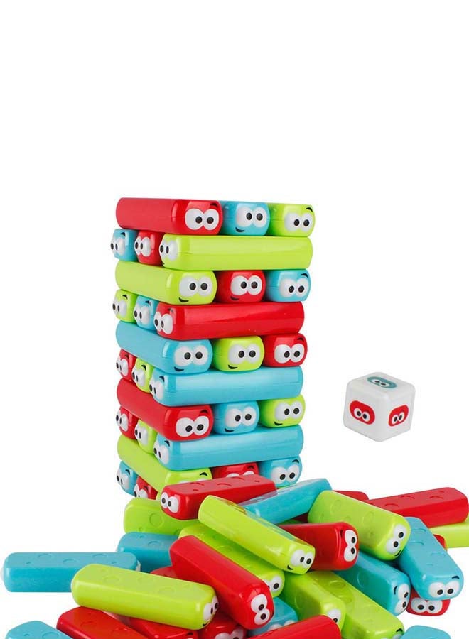 HAGO - 707 30-Piece Stacking Jenga Wooden Blocks Set 30 5+ Years - Image 1