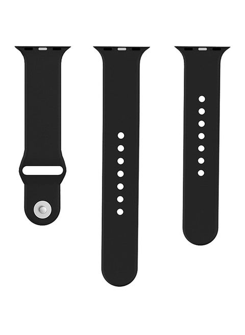 Replacement Band For Apple Watch Series 3/2/1 Black