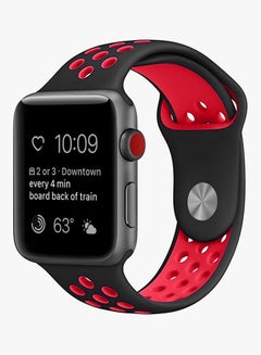 Smart Band Replacement Band For Apple iWatch 44 mm Black/Red  - Image 2