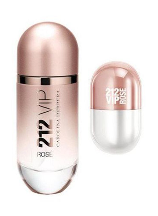 CAROLINA HERRERA 2-Piece 212 VIP Rose EDP Set (212 Vip Rose EDP 80ml, 212 Vip Rose EDP 20ml) - Image 2