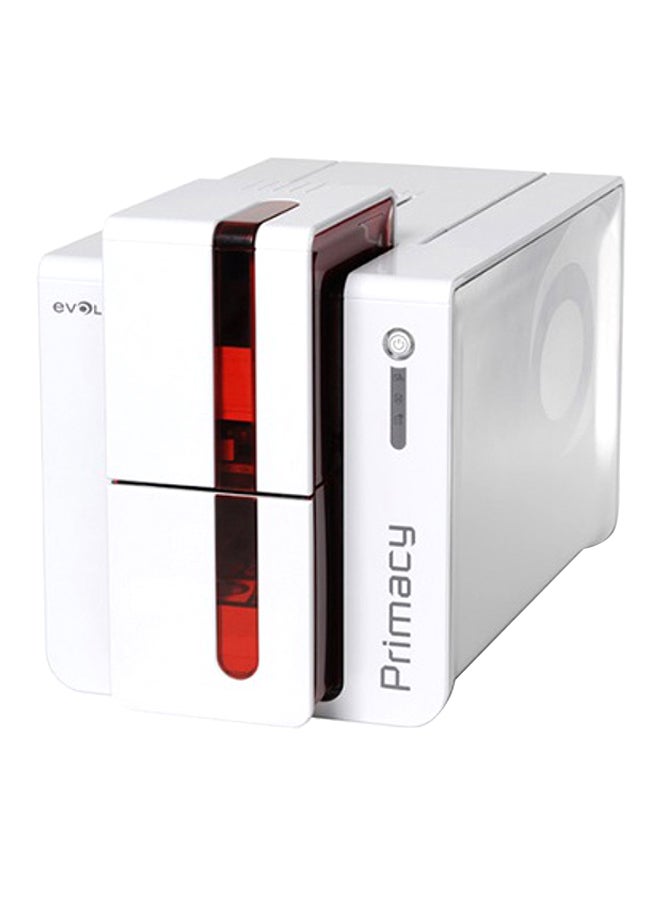 evolis PM1H0000RS ID Card Laser Printer White  - Image 1