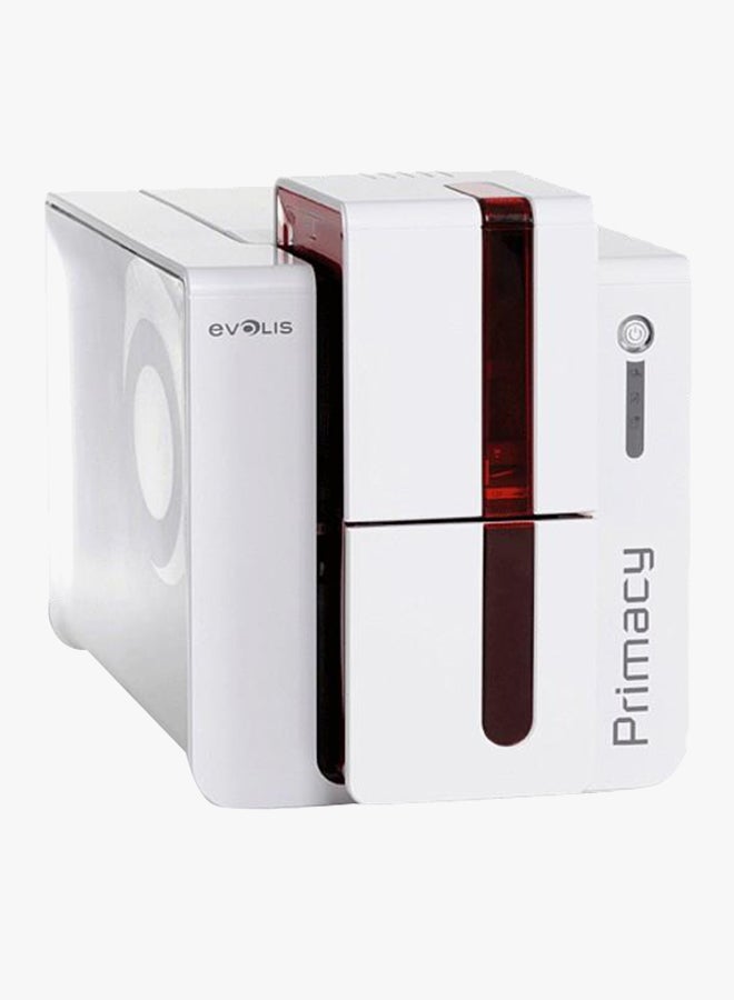evolis PM1H0000RS ID Card Laser Printer White  - Image 2