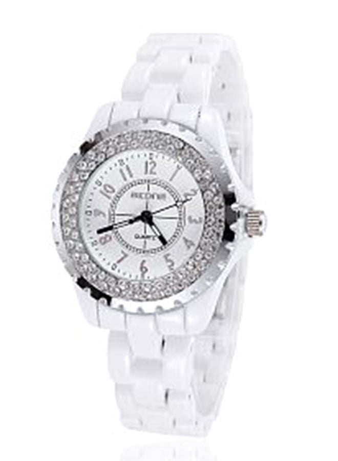 SKONE Women's Stone Studded Analog Watch J0301W - Image 1