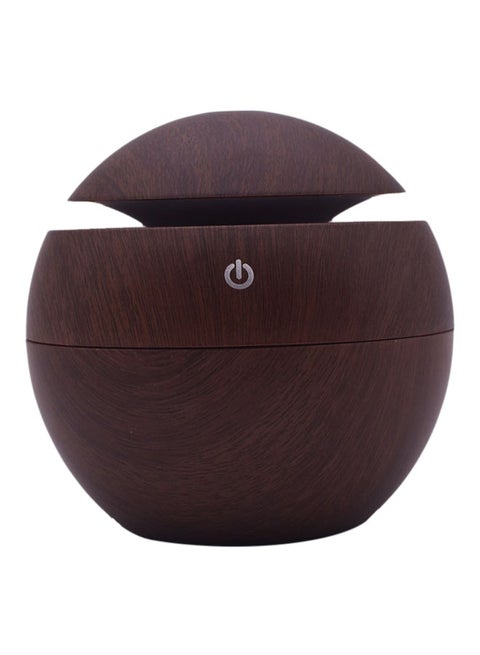 Ultrasonic Air Humidifier With 7 Colour Changing LED Lights brown 10x10x10cm
