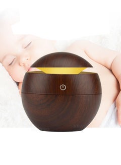 Cool Baby Ultrasonic Air Humidifier With 7 Colour Changing LED Lights brown 10x10x10cm  - Image 3