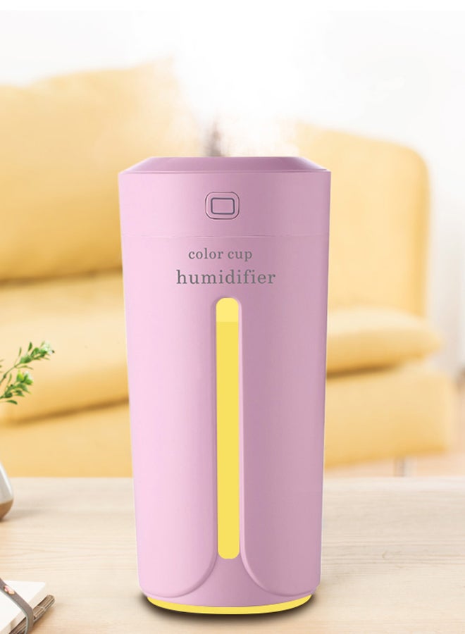 Cool Baby - Ultrasonic Air Humidifier With Colour Changing Lights Pink 7x7x15cm - Image 1