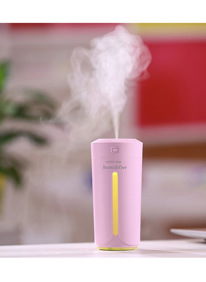 Cool Baby - Ultrasonic Air Humidifier With Colour Changing Lights Pink 7x7x15cm - Image 1