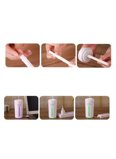 Cool Baby Portable Ultrasonic Air Humidifier With Changing LED Lights White 7x7x15cm  - Image 3