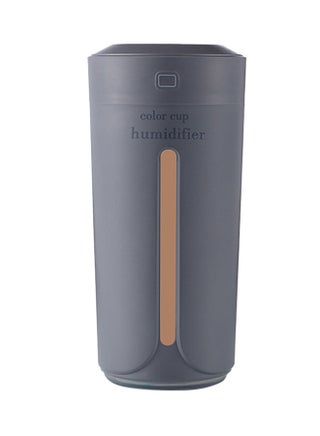 USB Rechargeable Humidifier With Lights 230ML Grey 7x7x15centimeter - v1545826168/N19920727A_1