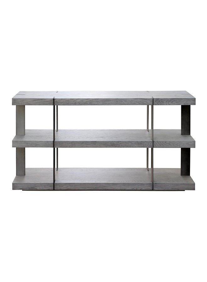 homes r us - Verrazzano Console Table Grey 152x81x41cm - Image 1