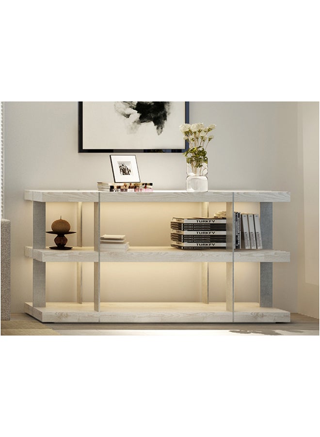 homes r us - Verrazzano Console Table Grey 152x81x41cm - Image 1