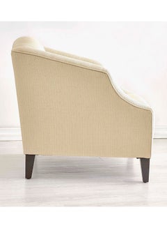 Home Canvas Astel Living Room Accent Chair Oatmeal 82x82x85.5cm  - Image 3