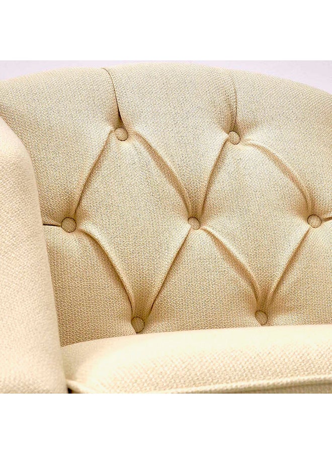 Home Canvas Astel Living Room Accent Chair Oatmeal 82x82x85.5cm  - Image 5