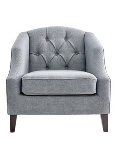 Home Canvas Astel Living Room Accent Chair Grey 82x82x85.5cm  - Image 1
