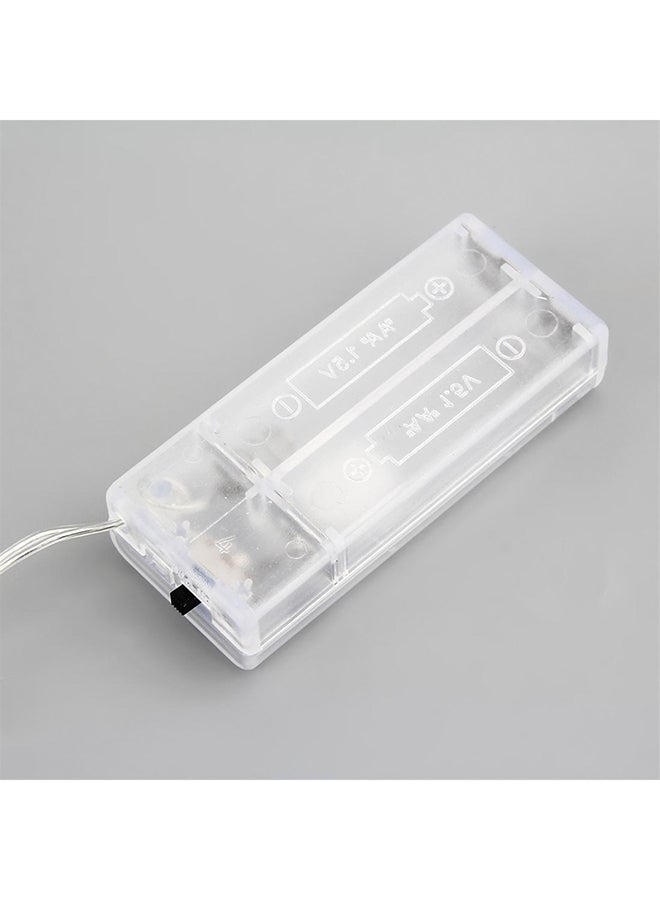 POLLEN LIFE 20 LED Clip String Lights White 5.5x1.2cm - Image 2