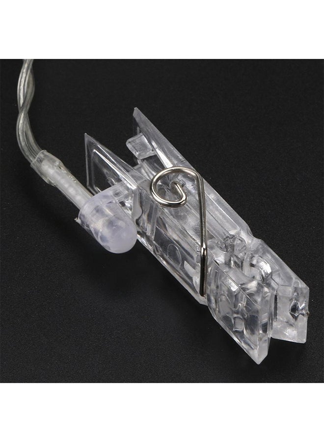 POLLEN LIFE 20 LED Clip String Lights White 5.5x1.2cm - Image 4
