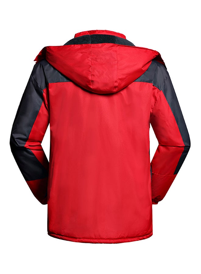 Sharpdo Waterproof Outdoor Jacket Red/black  - Image 2