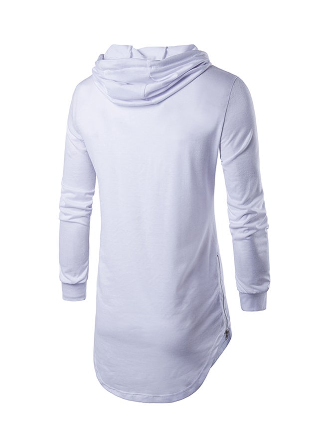 شاربدو هودي بتصميم سادة أبيض - Image 2