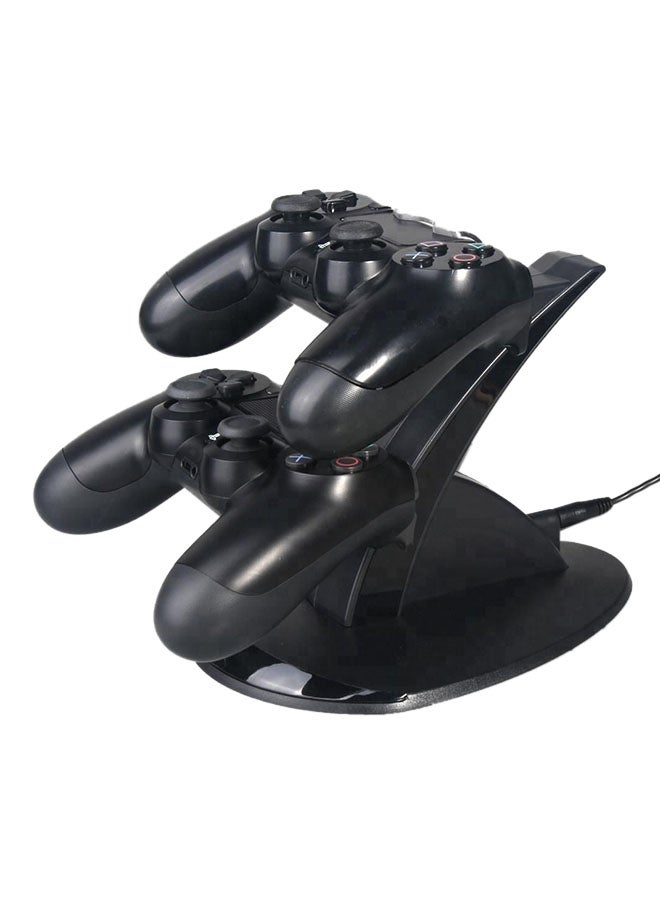 Oivo Dual Charging Stand For PlayStation 4/Pro/Slim Controller Black/Clear - Image 3