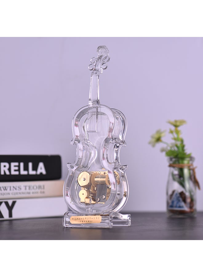 Mechanical Violin Shape Music Box  - Image 2