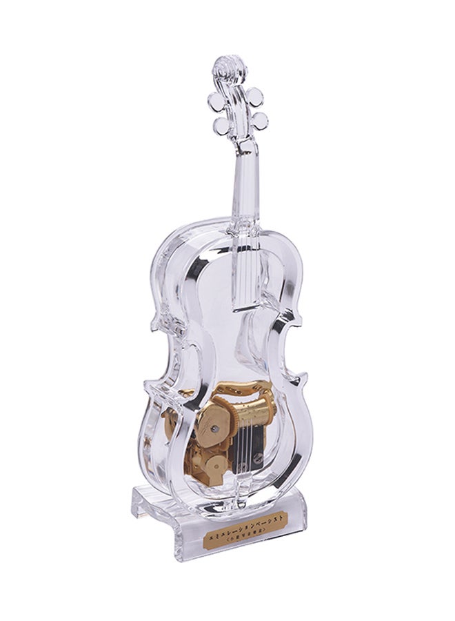 Mechanical Violin Shape Music Box  - Image 3