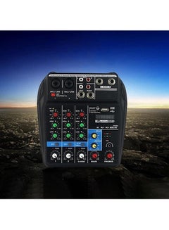 Generic 4-Channel Monitor AUX Paths Plus Effects Audio Mixer with USB TU04 Black  - Image 4
