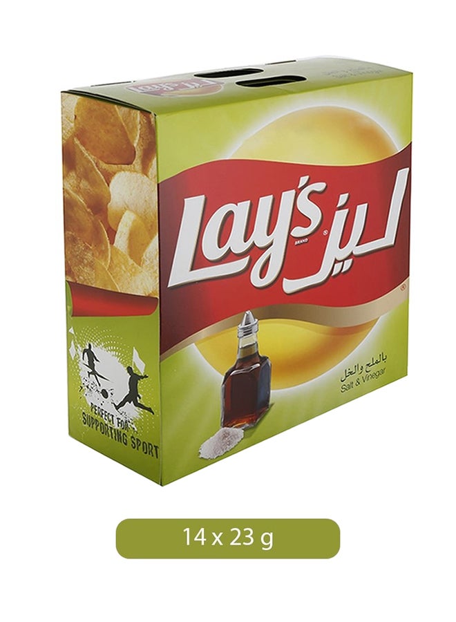 Lay's - Duplex Salt And Vinegar 23grams Pack of 14 - Image 1