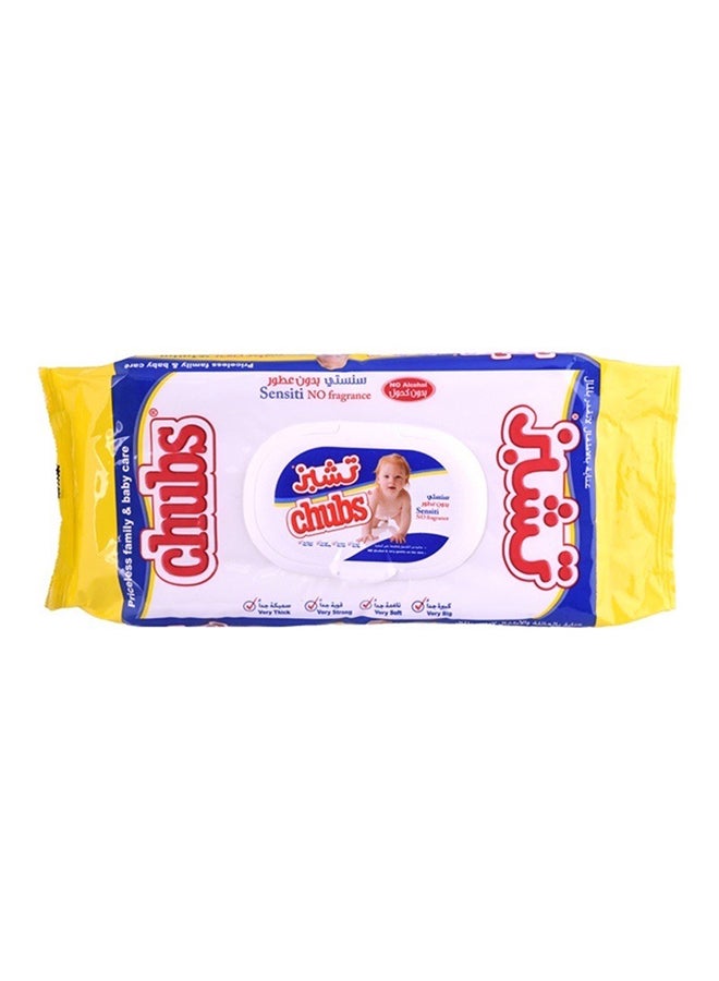 Chubs 80 Piece -Sensitive Baby Wipes  - Image 2