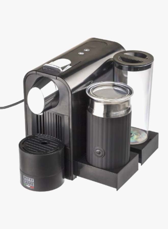 PITTI CAFFE Nespresso Compatible Automatic Coffee Capsule Machine With Milk Frother Black - Image 2