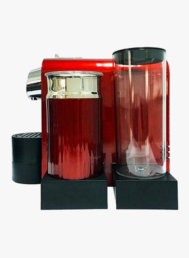 PITTI CAFFE - Nespresso Compatible Automatic Coffee Capsule Machine With Milk Frother Red - Image 1