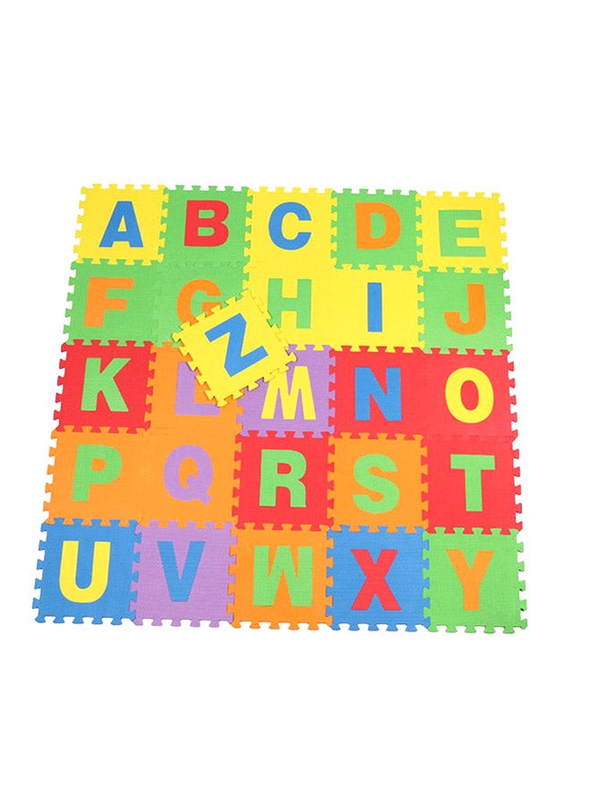 Rainbowtoy - Non-Toxic Backyard Or Indoors A-Z Alphabets Puzzle Play Mat Foam For Kids 30x30x1cm - Image 1