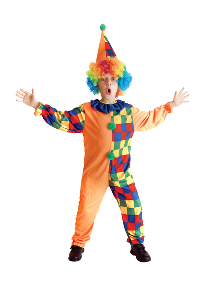 Gulfdealz Clown Costume With Hat Set 