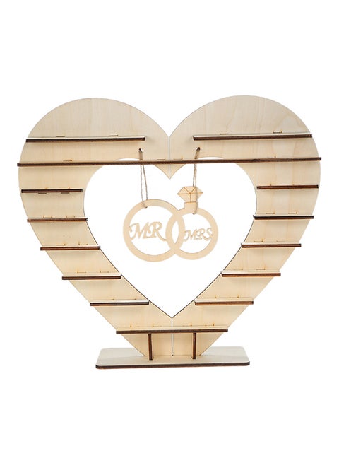 Heart Sign Display Stand Multicolour