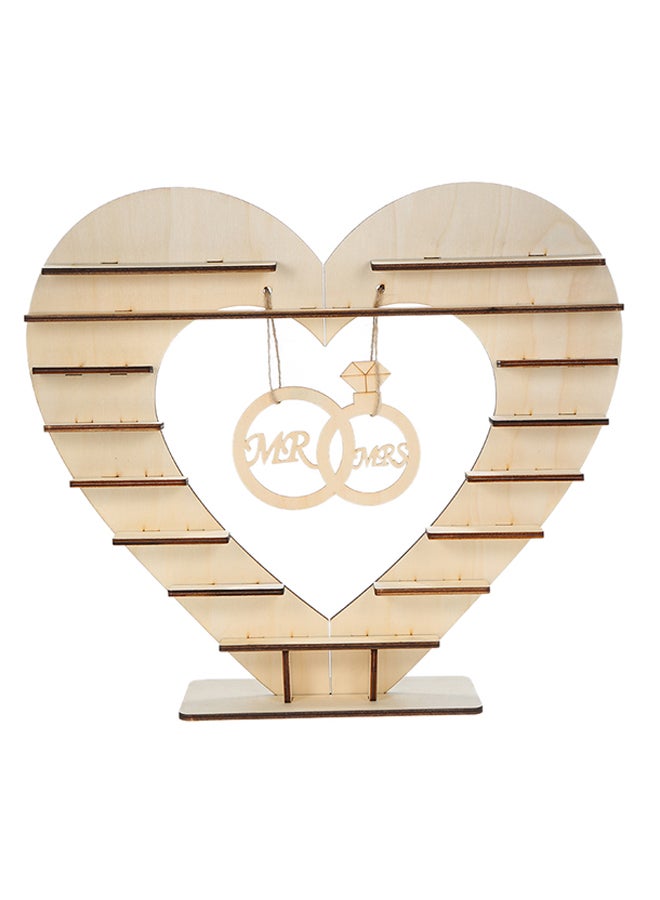 Generic - Heart Sign Display Stand Multicolour - Image 1