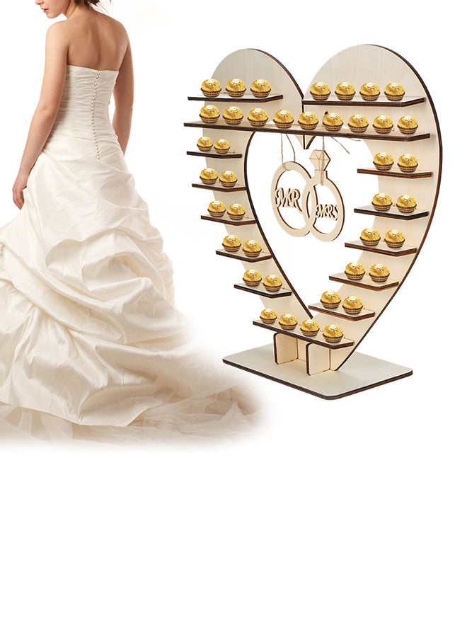 Generic - Heart Sign Display Stand Multicolour - Image 1